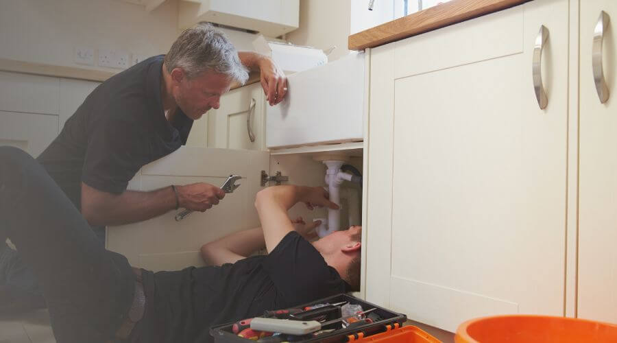 Professional burst pipe repair services in Reading, KS